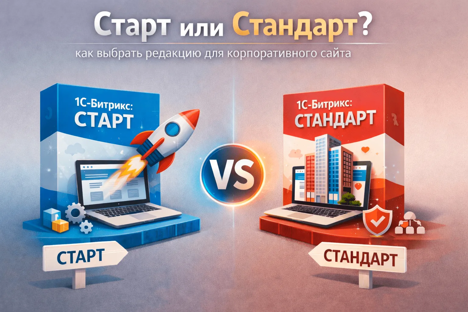 Старт или Стандарт: как выбрать редакцию для корпоративного сайта в Пскове